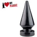 Gangbangster - Maxi Peak - Buttplug - 18 x 8,5 cm - PVC - Zwart-Erotiekvoordeel.nl