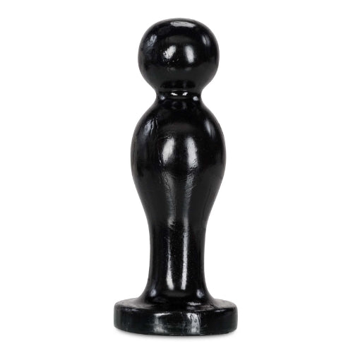 Gangbangster - Middy Ball - Plug anale - 17 x 5,7 cm - PVC - Nero-Erotiekvoordeel.nl