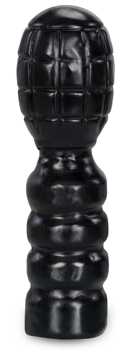 Gangbangster - Mills Bomb - Dildo - 19 x 6 cm - PVC - Zwart-Erotiekvoordeel.nl