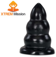 Gangbangster - Mission Takeover - Buttplug - 19 x - 10 cm - PVC - Zwart-Erotiekvoordeel.nl