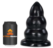 Gangbangster - Mission Takeover - Buttplug - 19 x - 10 cm - PVC - Zwart-Erotiekvoordeel.nl