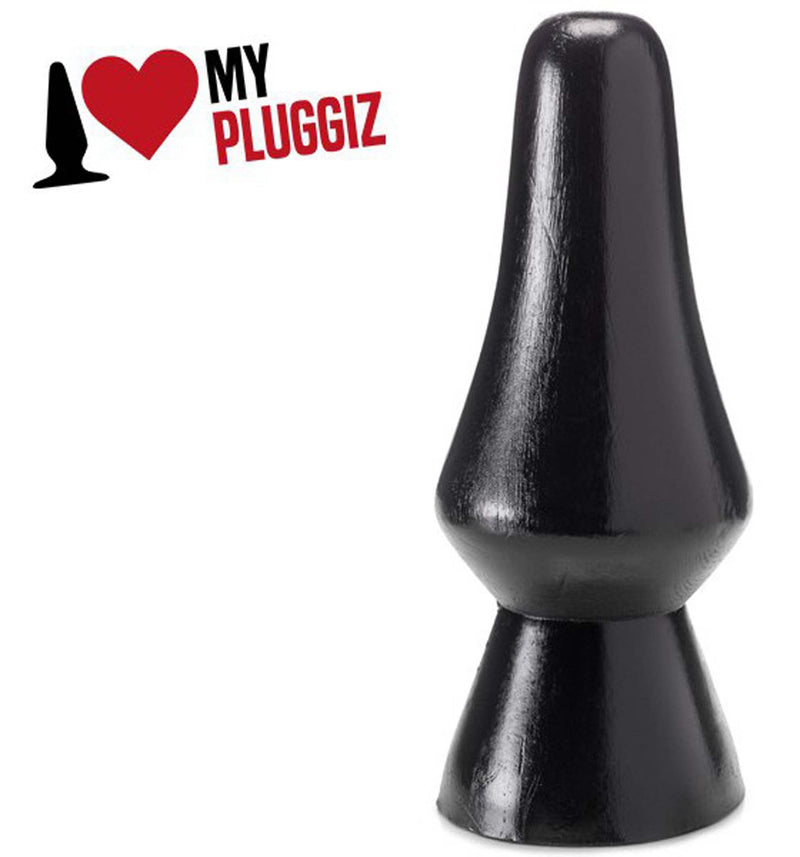 Gangbangster - Moshy - Buttplug - 17 x 8,5 cm - PVC - Zwart-Erotiekvoordeel.nl