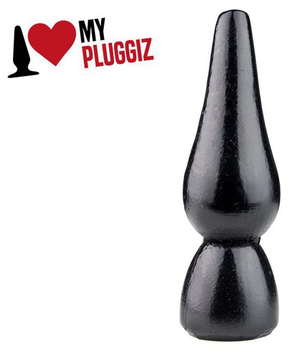 Gangbangster - Nuzz - Buttplug - 11 x 4,5 cm - PVC - Zwart-Erotiekvoordeel.nl