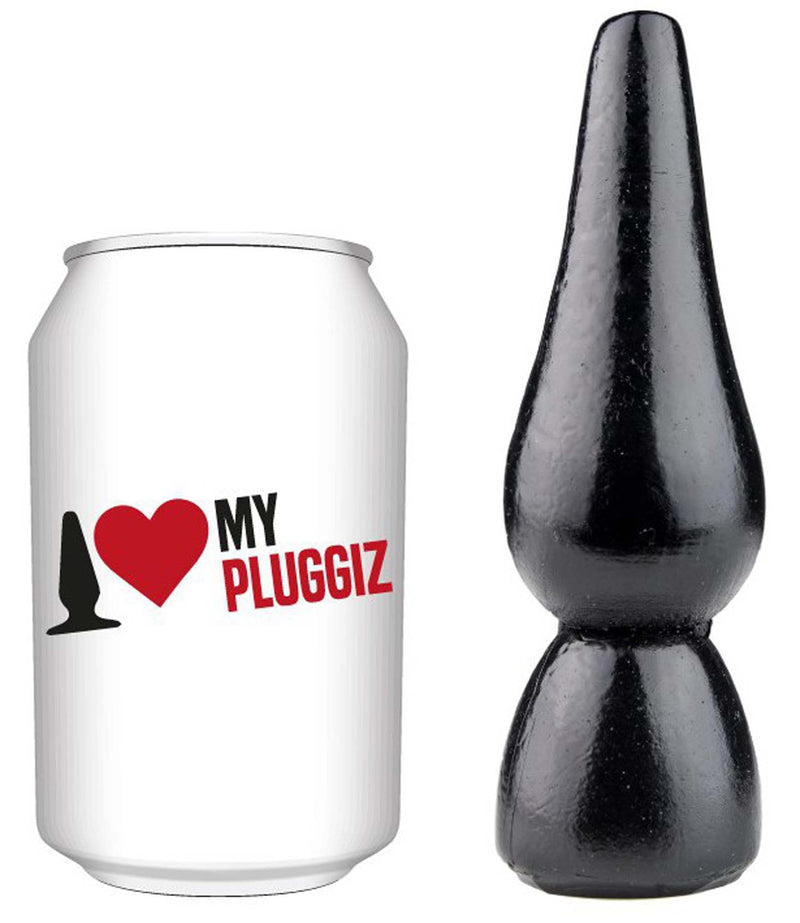 Gangbangster - Nuzz - Buttplug - 11 x 4,5 cm - PVC - Zwart-Erotiekvoordeel.nl
