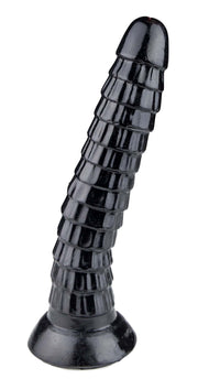Gangbangster - Pangolin - Dildo - 24 x 5,4 cm - PVC - Zwart-Erotiekvoordeel.nl