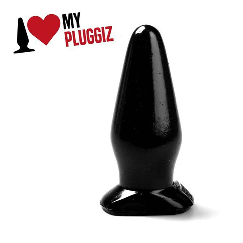 Gangbangster - Pika - Buttplug - 12 x 6 cm - PVC - Zwart-Erotiekvoordeel.nl