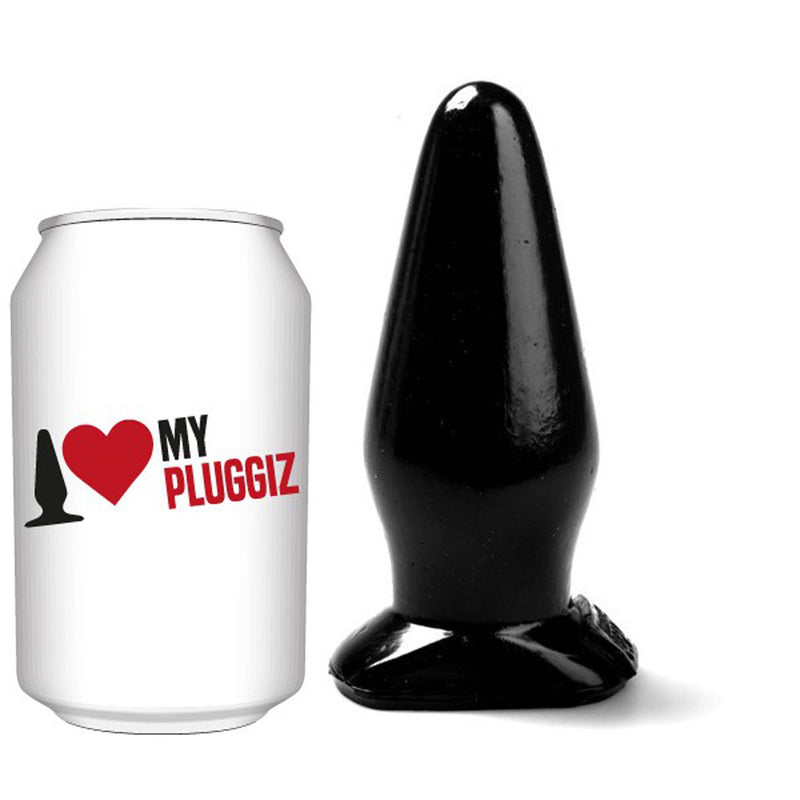 Gangbangster - Pika - Buttplug - 12 x 6 cm - PVC - Zwart-Erotiekvoordeel.nl