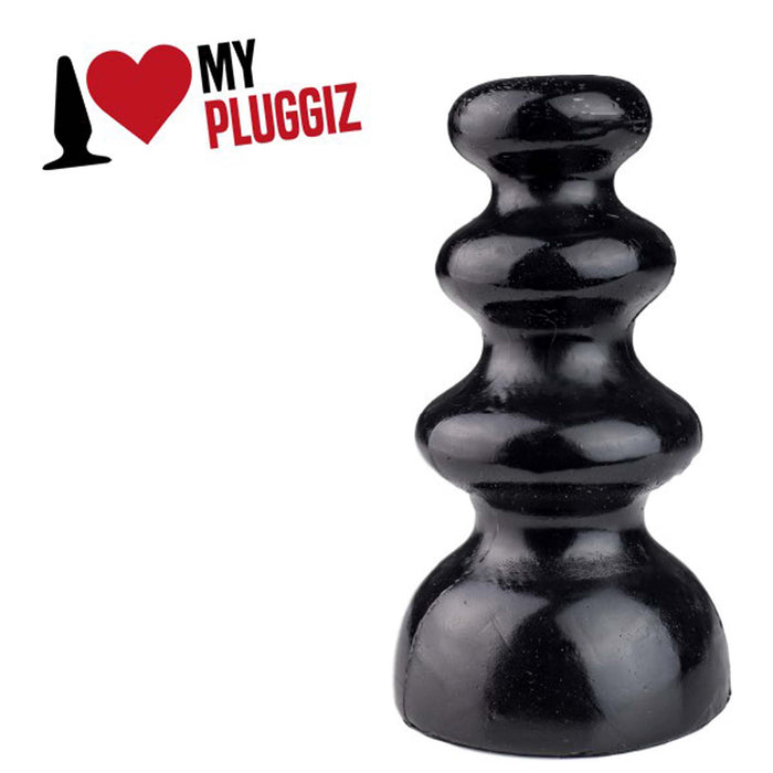 Gangbangster - Rook Chess - Buttplug - 11 x 6,5 cm - PVC - Zwart-Erotiekvoordeel.nl