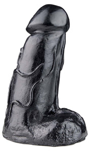 Gangbangster - Super Devon - Dildo - 17 x 9 cm - PVC - Zwart-Erotiekvoordeel.nl