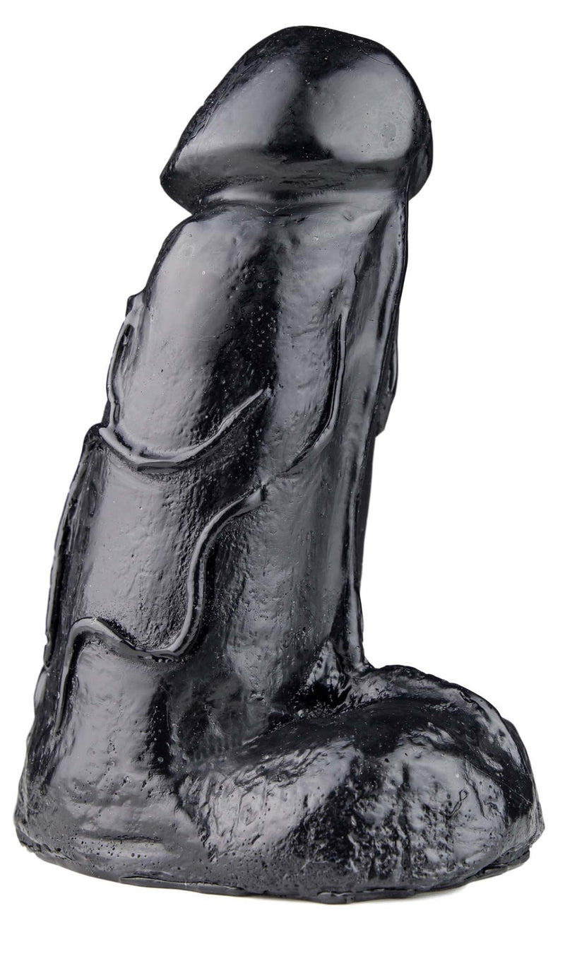 Gangbangster - Super Devon - Dildo - 17 x 9 cm - PVC - Zwart-Erotiekvoordeel.nl