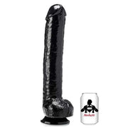 Gangbangster - Super John - Dildo - 35 x 7 cm - PVC - Black-Erotiekvoordeel.nl