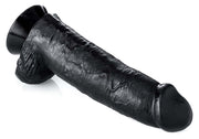 Gangbangster - Super Marvin - Dildo - 26 x 7,6 cm - PVC - Zwart-Erotiekvoordeel.nl