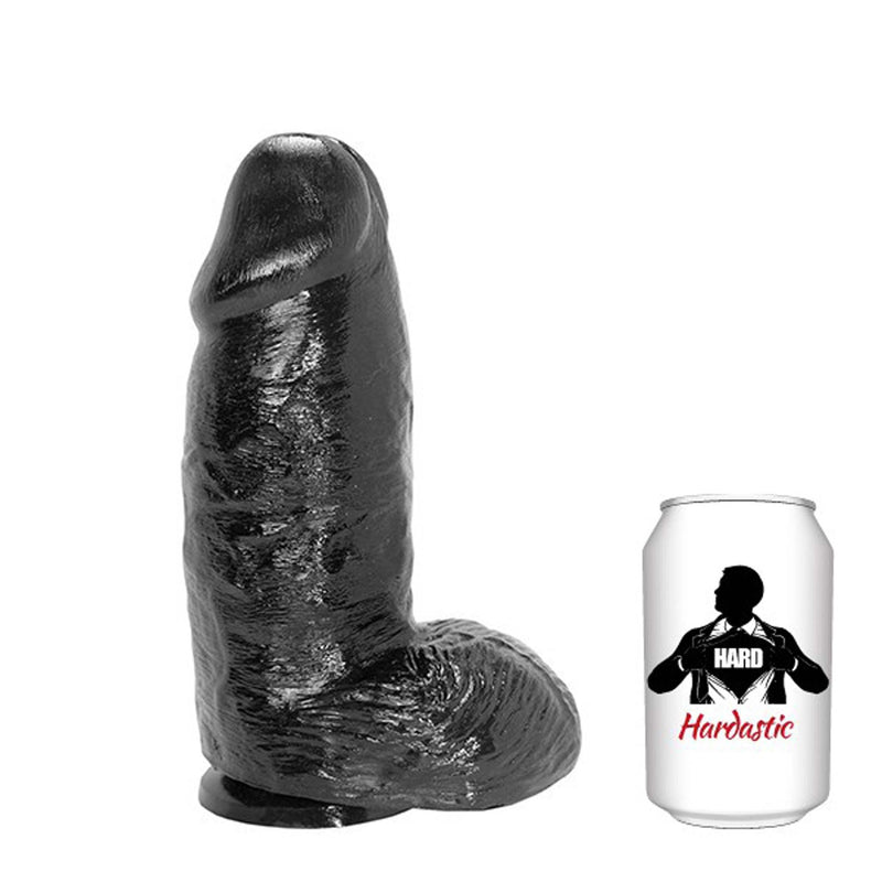 Gangbangster - Super Mike - Dildo - 18 x 8 cm - PVC - Zwart-Erotiekvoordeel.nl