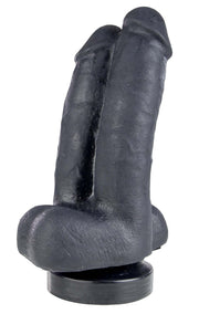 Gangbangster - Tim & Rod - Dildo - 16 x 8 cm - PVC - Zwart-Erotiekvoordeel.nl