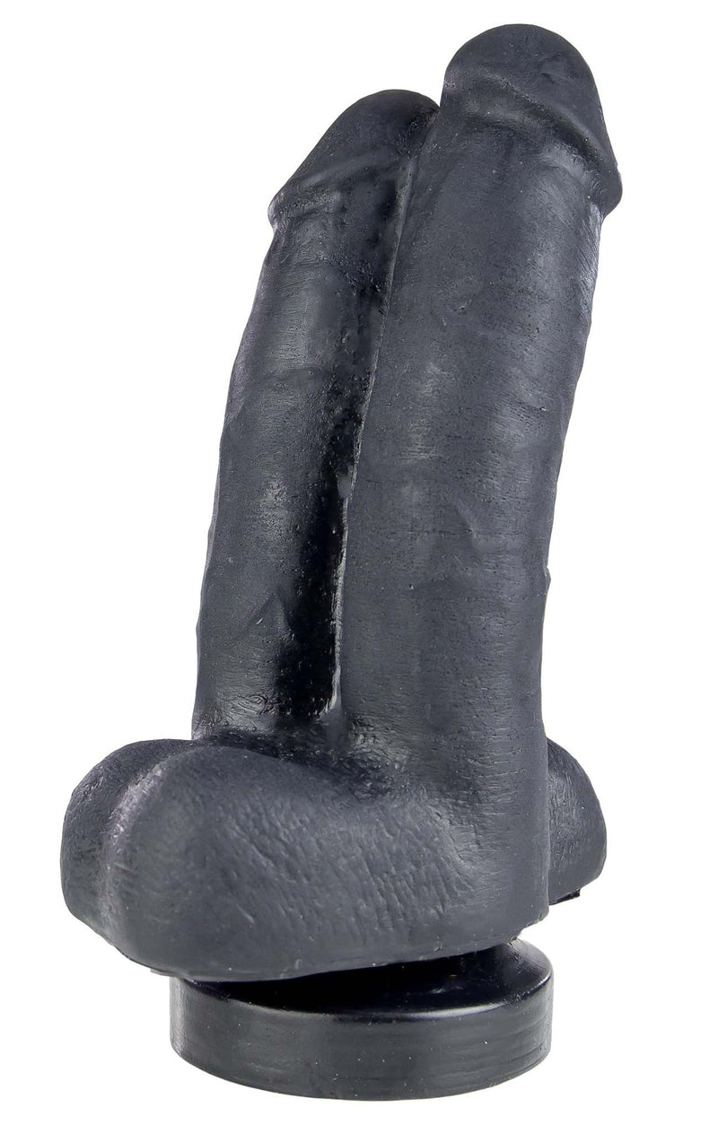 Gangbangster - Tim & Rod - Dildo - 16 x 8 cm - PVC - Zwart-Erotiekvoordeel.nl