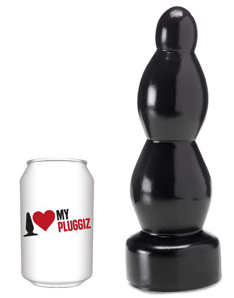 Gangbangster - Towy - Buttplug - 22 x 7,7 cm - PVC - Zwart-Erotiekvoordeel.nl