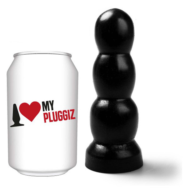 Gangbangster - Triball - Buttplug - 14 x 5 cm - PVC - Zwart-Erotiekvoordeel.nl