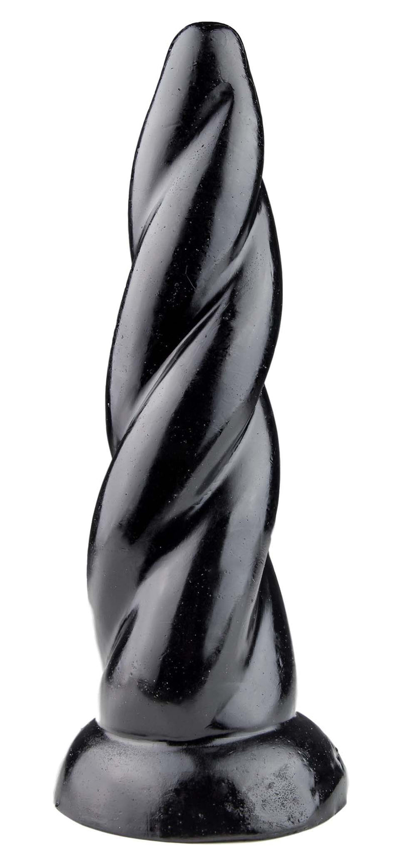 Gangbangster - Unicorn Twist - Dildo - 19 x 6 cm - PVC - Zwart-Erotiekvoordeel.nl