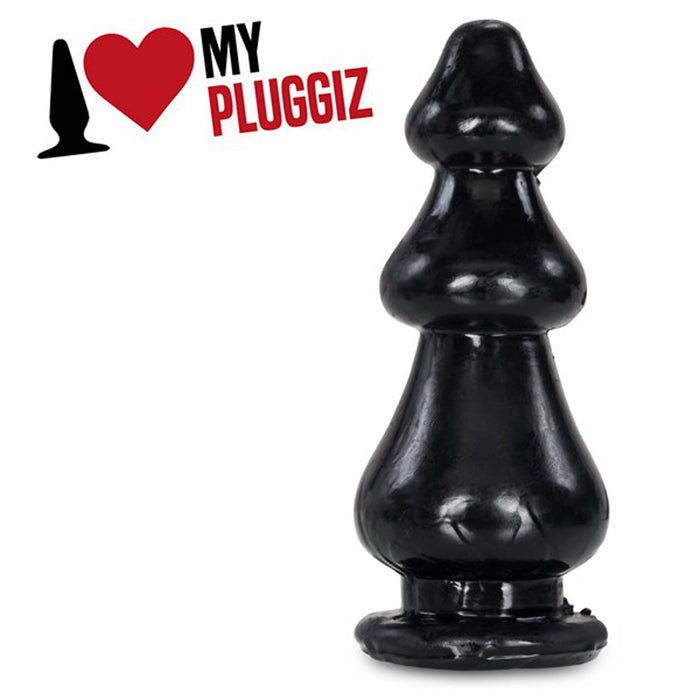 Gangbangster - Woody - Buttplug - 18 x 7,3 cm - PVC - Zwart-Erotiekvoordeel.nl