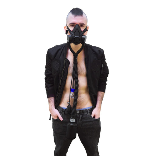 Gasmaster - Demi-masque à pompe aromatique-Erotiekvoordeel.nl