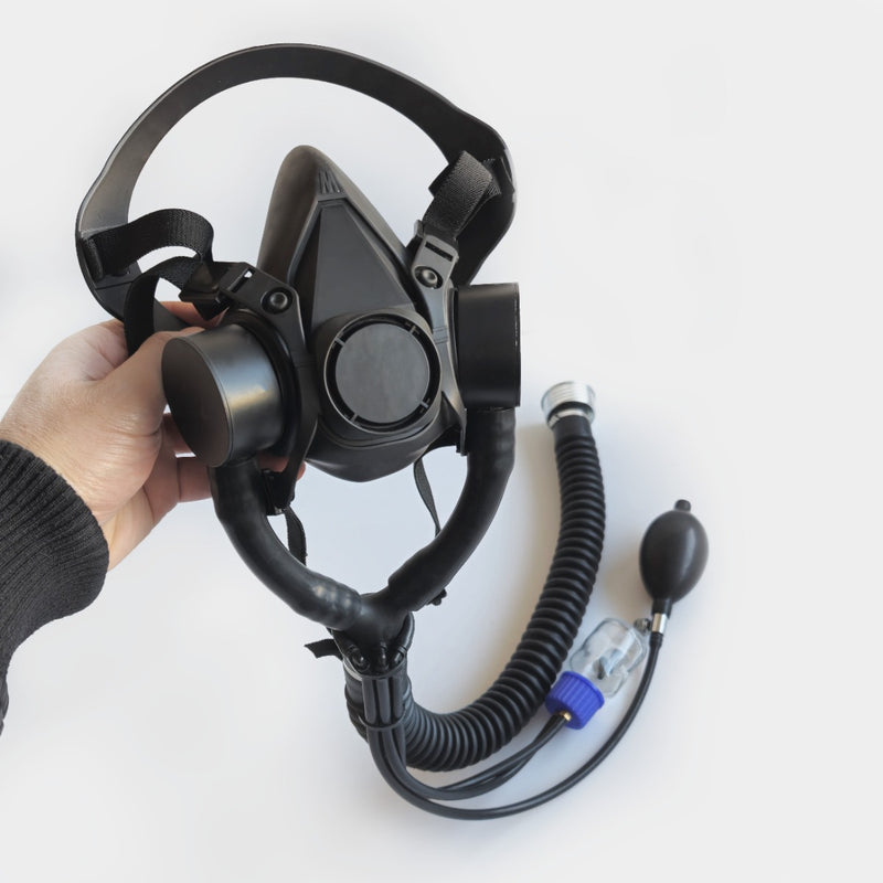 Gasmaster - Aroma Pump Half Gas Mask-Erotiekvoordeel.nl