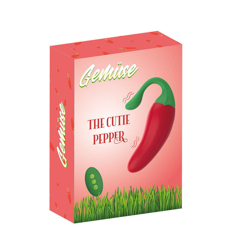 Gemüse - The Cutie Red Pepper - Mini vibratore a forma di verdura - Erotiekvoordeel.nl