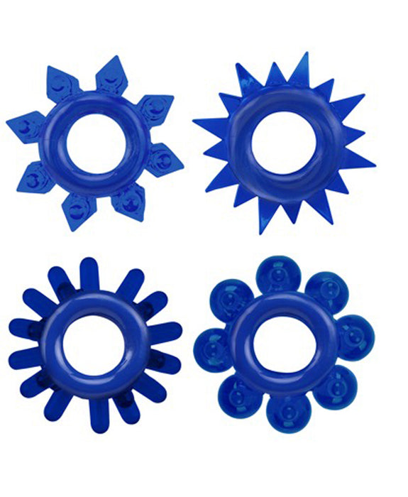 Get Lock - Cockringen Set - Blauw-Erotiekvoordeel.nl