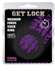 Get Lock - Magnum Force Cockringen Set - 3 stuks - Zwart-Erotiekvoordeel.nl