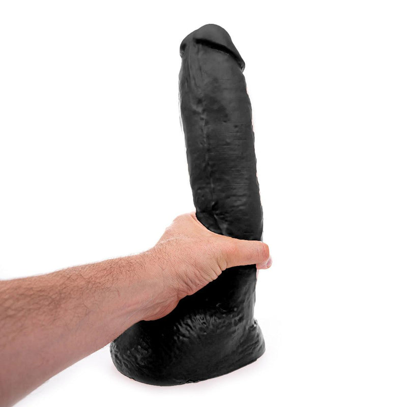 HUNG System - Jay- Dildo - Met Vac-U-Lock - XL - Zwart-Erotiekvoordeel.nl