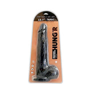 HUNG'R - Taurus - Dildo - Zwart - 35 cm - Ø 6.9 cm-Erotiekvoordeel.nl