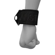 Haftanstalt - Set di manette regolabili in neoprene con fibbia metallica - Nero-Erotiekvoordeel.nl