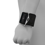 Haftanstalt - Set di manette regolabili in neoprene con fibbia in metallo - Nero-Erotiekvoordeel.nl
