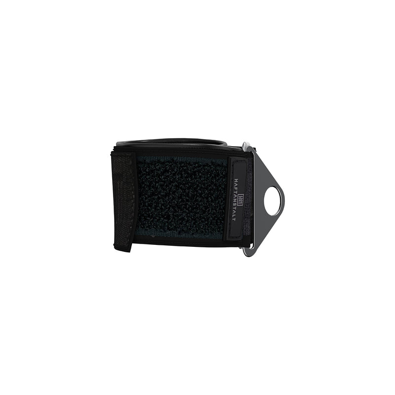 Haftanstalt - Set di manette in neoprene regolabili con fibbia in metallo - Nero - Erotiekvoordeel.nl
