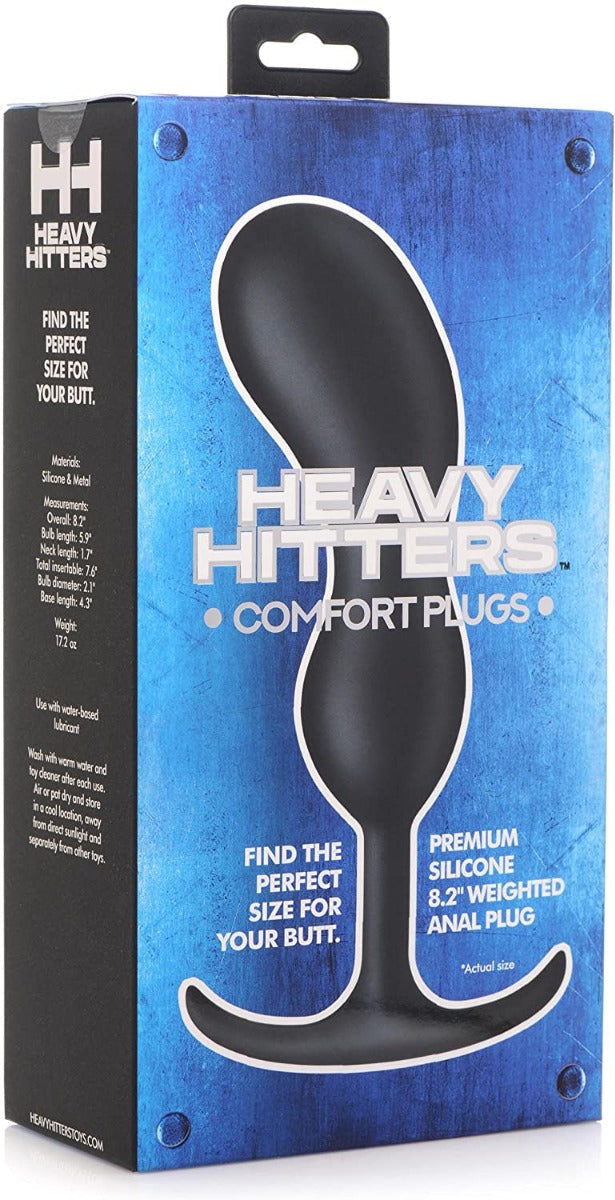 Heavy Hitters - Plug prostatico in silicone con sfere metalliche - 4 misure - Erotiekvoordeel.nl