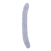 Hi-Rubber - Double Dildo - 32.5 cm - Transparent-Erotiekvoordeel.nl