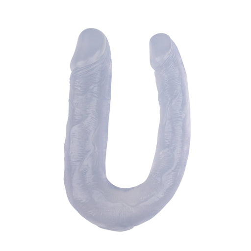 Hi-Rubber - Double Dildo - 33 cm - Transparent-Erotiekvoordeel.nl
