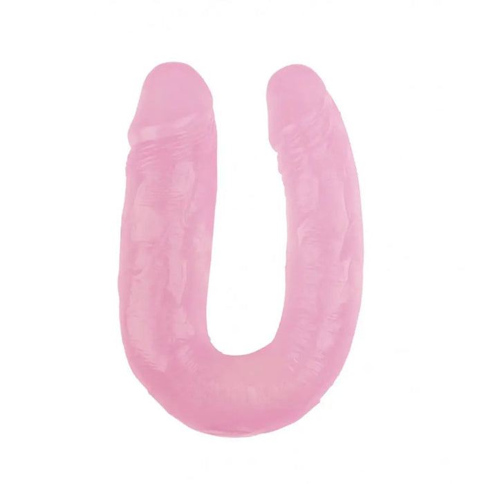 Hi-Rubber - Dubbele Dildo - 35 cm - Roze-Erotiekvoordeel.nl