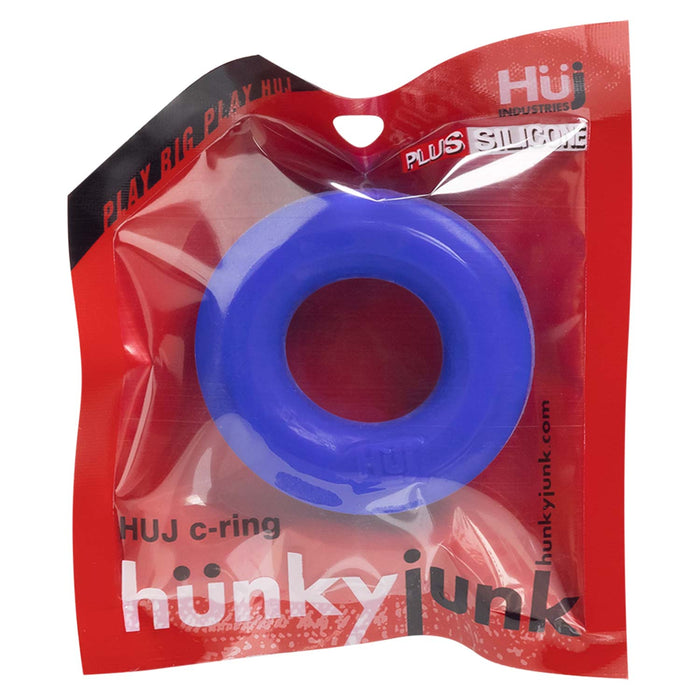 Hünkyjunk - Cockring Single - Blauw-Erotiekvoordeel.nl