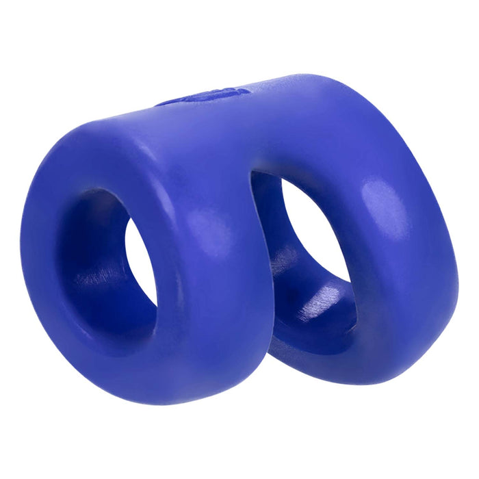 Hünkyjunk - Connect - Penis & Balzak Tugger Ring - Blauw-Erotiekvoordeel.nl