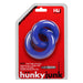 Hünkyjunk - Duo-Linked - Cock & Ball Ringen - Blauw-Erotiekvoordeel.nl