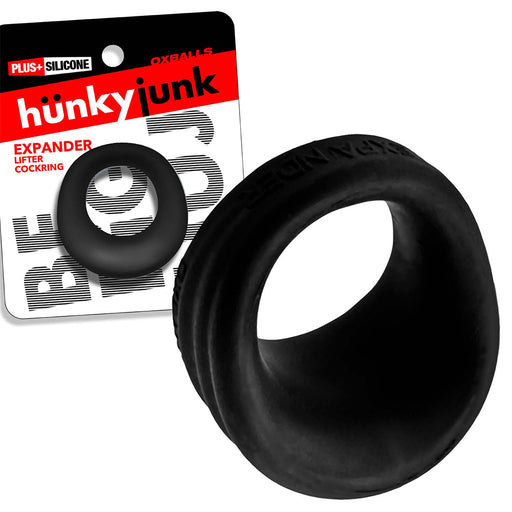 Hünkyjunk - Expander - Anello fallico stile Scoop - Nero - Erotiekvoordeel.nl