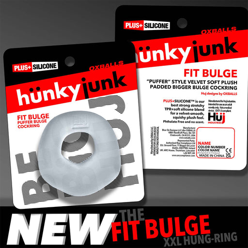 Hünkyjunk - Fit Bulge - Anello fallico per un look più voluminoso e potente - Trasparente - Erotiekvoordeel.nl