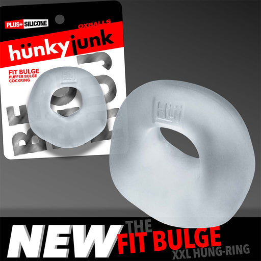 Hünkyjunk - Fit Bulge - Anello fallico per un look più voluminoso e potente - Trasparente - Erotiekvoordeel.nl