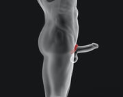 Hünkyjunk - Anneau pénien Fit Ergo Shaped - Black Tar - Erotiekvoordeel.nl