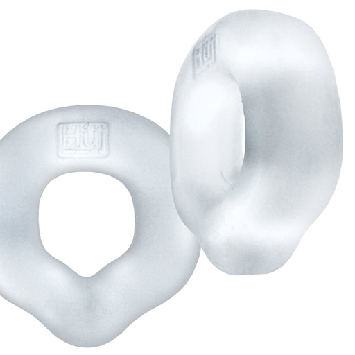 Hünkyjunk - Fit Rings - Anelli fallici ErgoFit - Due pezzi - Trasparenti - Erotiekvoordeel.nl