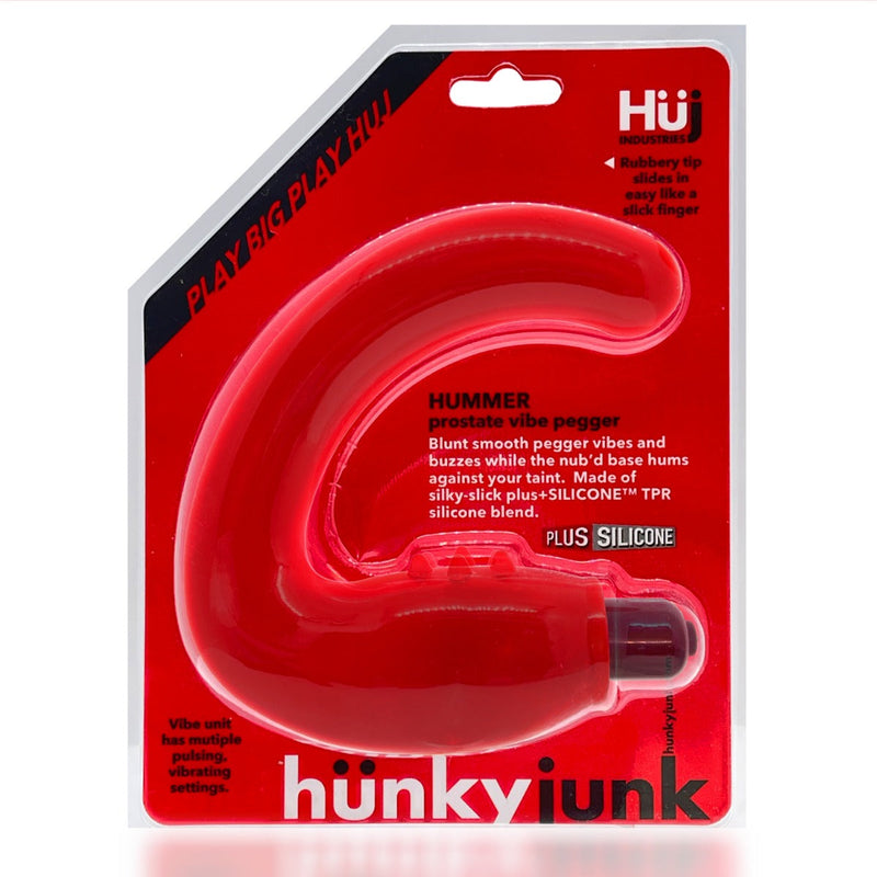 Hünkyjunk - Hummer Prostate Vibe Pegger - Neon Pink - Erotiekvoordeel.nl
