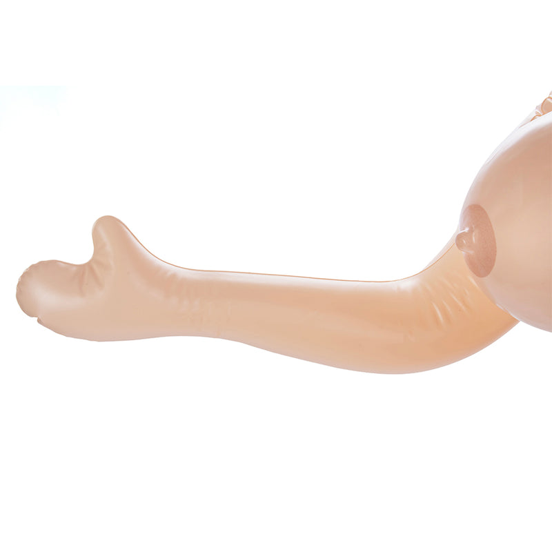 Hussy Selena - Bambola gonfiabile con due aperture e seno prosperoso - Erotiekvoordeel.nl