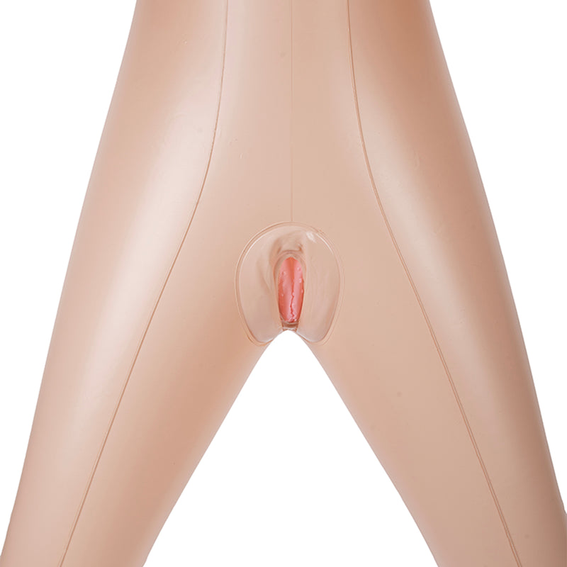 Hussy Selena - Bambola gonfiabile con due aperture e seno prosperoso - Erotiekvoordeel.nl