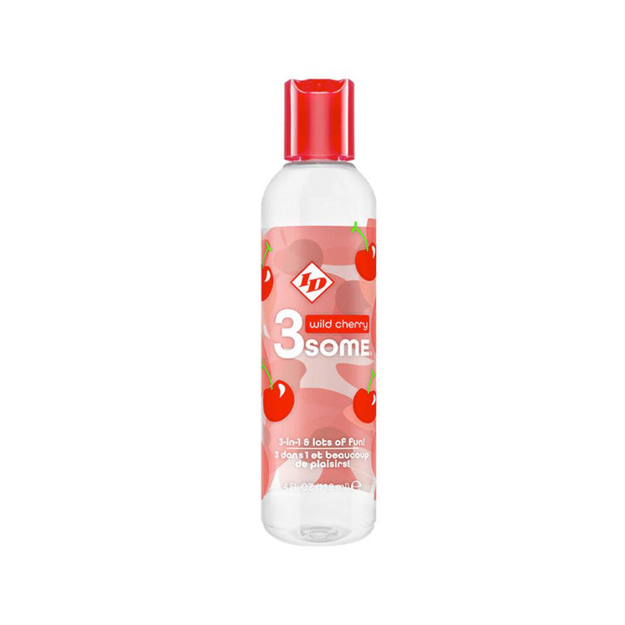 ID - 3some Wild Cherry - Glijmiddel met Smaakje - 120 ml-Erotiekvoordeel.nl