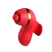 IY - Beeny - Vibratore multifunzionale - Con 4 accessori - Rosso-Erotiekvoordeel.nl